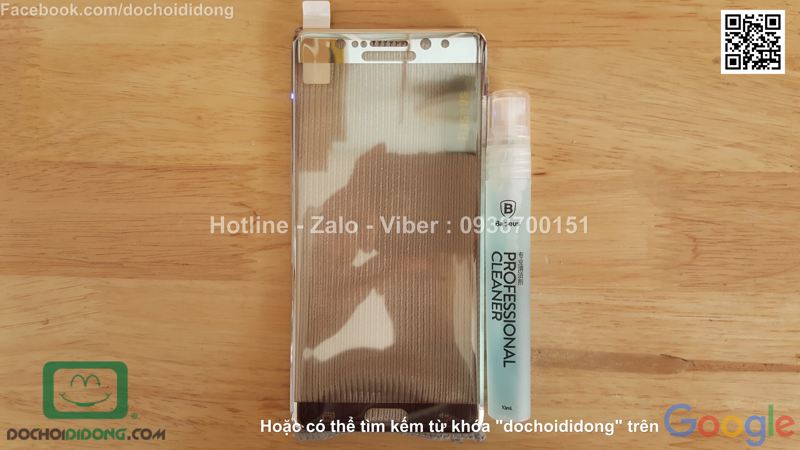 Miếng dán cường lực Samsung Galaxy Note 7 Baseus