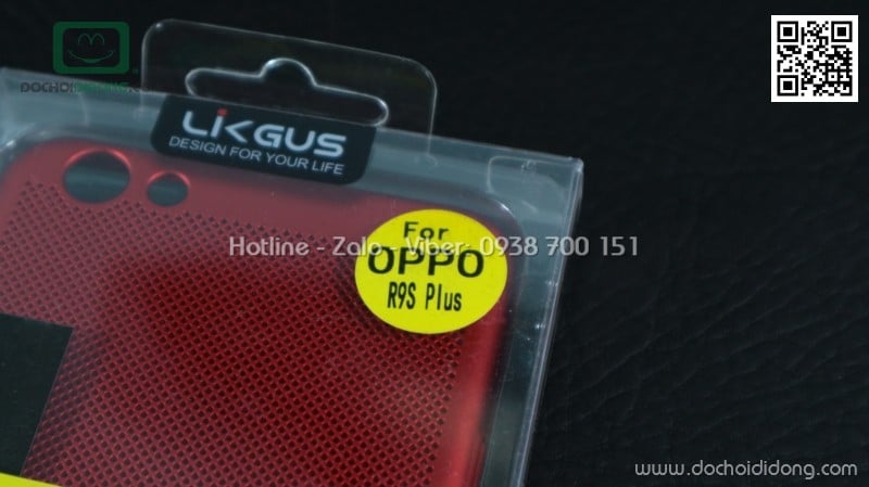 Ốp lưng Oppo F3 Plus Likgus lưng lưới chống nóng