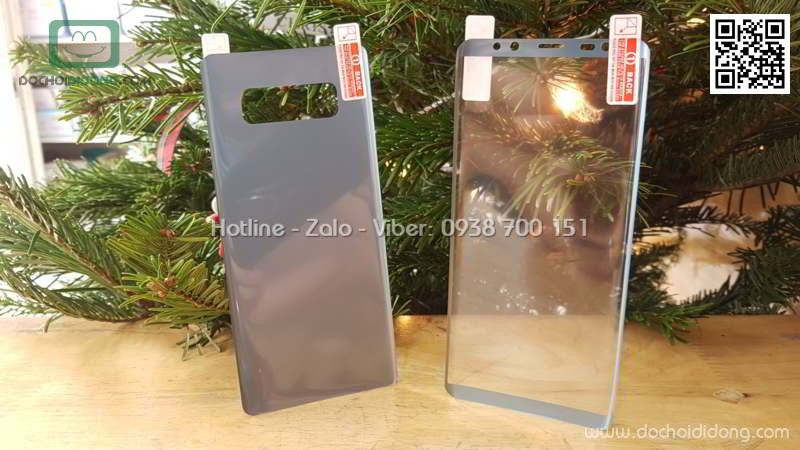 Miếng dán cường lực dẻo Samsung Note 8 Zacase 3D kèm dán sau