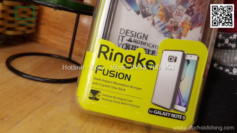 Ốp lưng Samsung Galaxy Note 5 Ringke Fusion