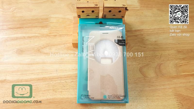 Bao da Asus Zenfone Max Nillkin Sparkle