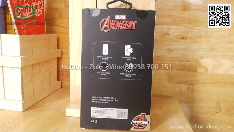 Ốp lưng iPhone 7 8 Plus Marvel Avengers lưng vải