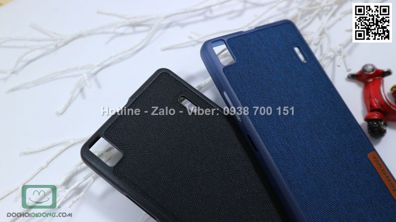 Ốp lưng Lenovo A7000 K3 Note dẻo vân vải bố