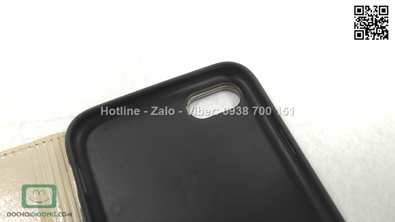 Bao da iPhone 8 Zacase da thật cao cấp