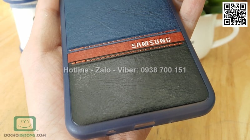 Ốp lưng Samsung Galaxy J7 Prime giả da thời trang