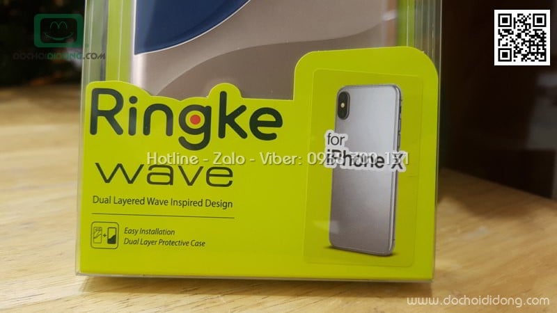 Ốp lưng iPhone X Ringke Wave