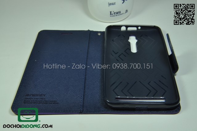 Bao da Asus Zenfone 2 ZE551ML Mercury quai gài may mép