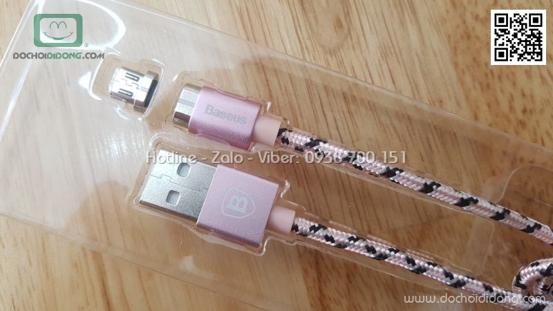 Cáp microUSB Baseus nam châm dây dù