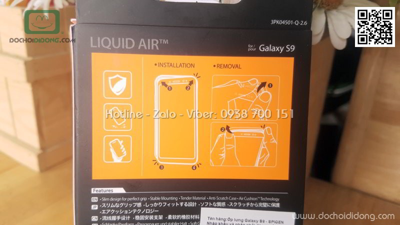 Ốp lưng Samsung S9 Spigen Liquid Air Armor