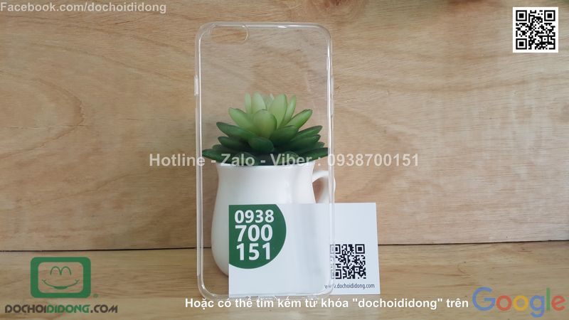 Ốp lưng iPhone 6 6s Ou dẻo trong siêu mỏng