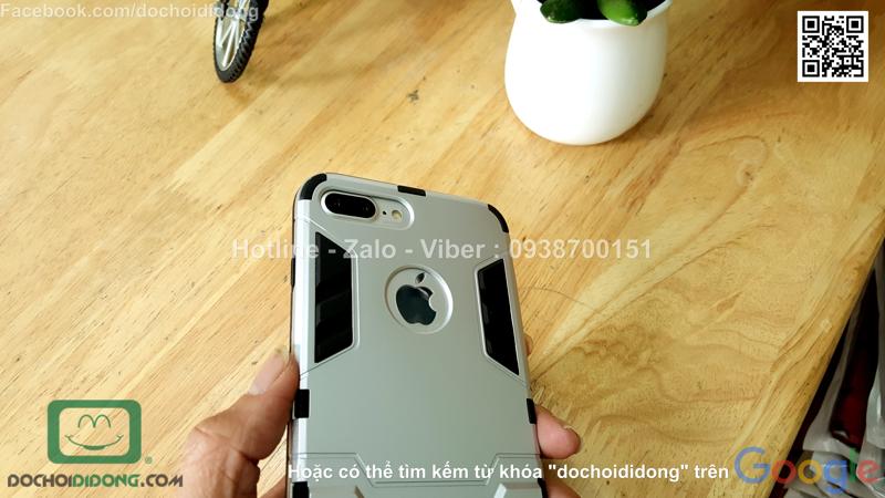 Ốp lưng iPhone 7 Plus Iron Man chống sốc có chống lưng