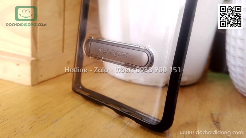 Ốp lưng Samsung Note 8 Spigen Ultra Hybrid có chống lưng
