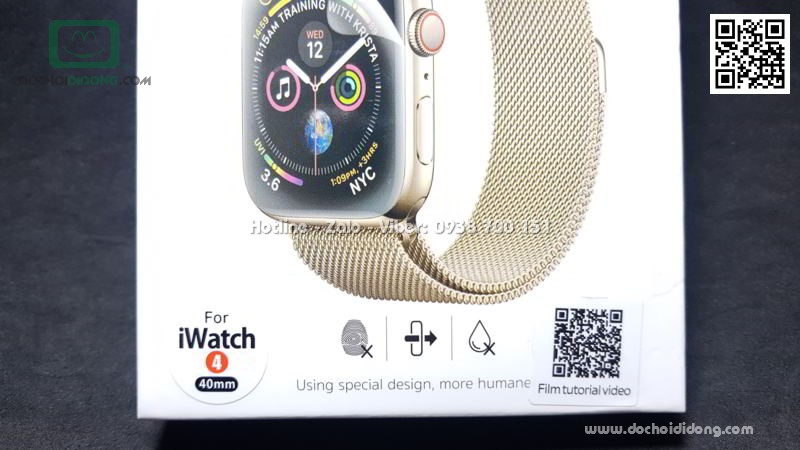 Miếng dán màn hình Apple Watch series 4 Coteetci 40mm