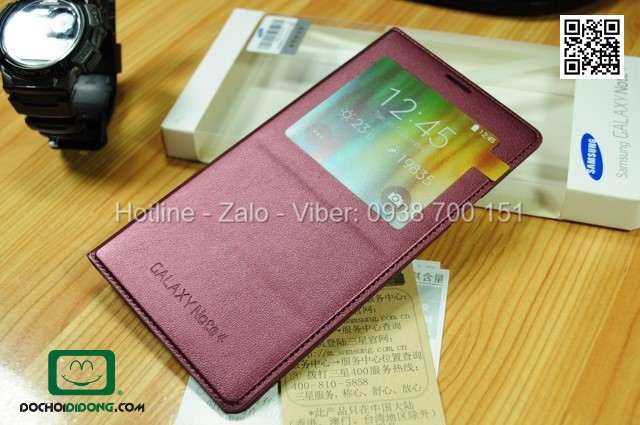 Flip cover Samsung Galaxy Note 4 chính hãng