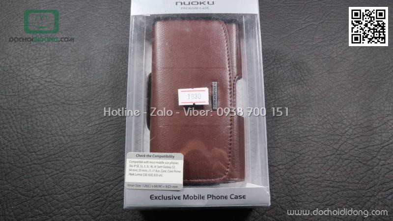 Bao da đeo lưng Iphone Nuoku