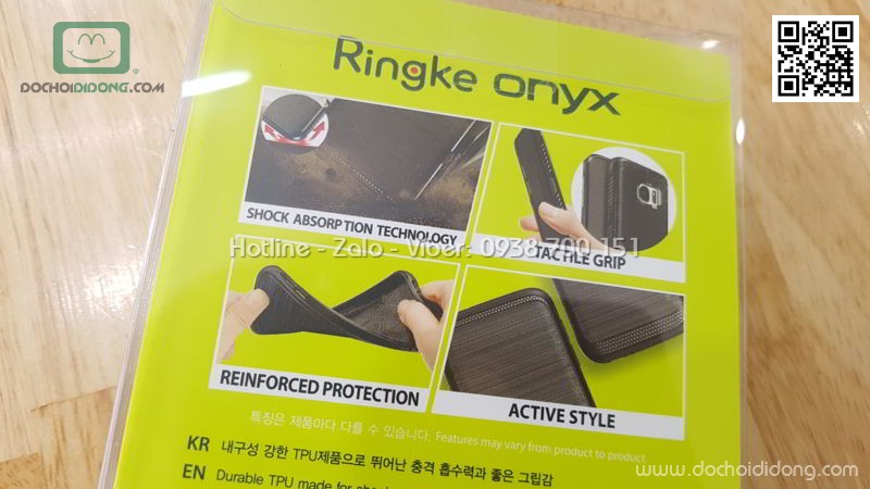 Ốp lưng iPhone XS Ringke Onyx vân kim loại