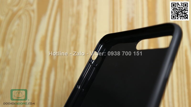 Ốp lưng iPhone 7 Plus X-Level dẻo đen bóng siêu mỏng