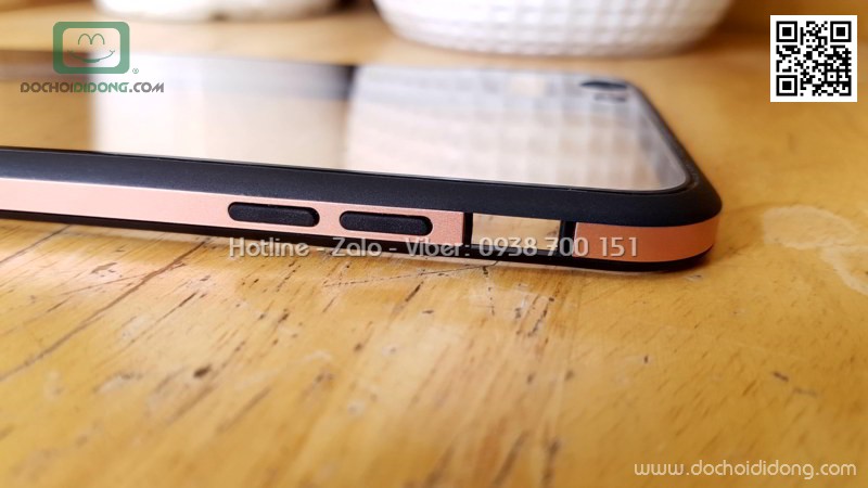 Ốp lưng iPhone 6 6S Plus Sulada lưng kính trong viền màu