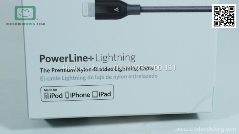 Cáp Lightning Anker Powerline+ 0.9m