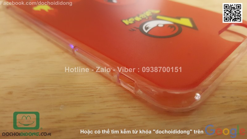 Ốp lưng iPhone 6 6s Plus Pokemon Go dẻo viền trong