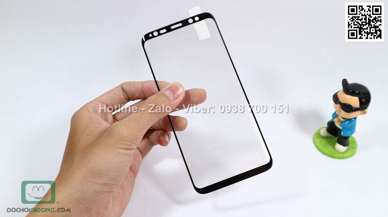 Miếng dán cường lực Samsung Galaxy S8 Baseus 3D chính hãng