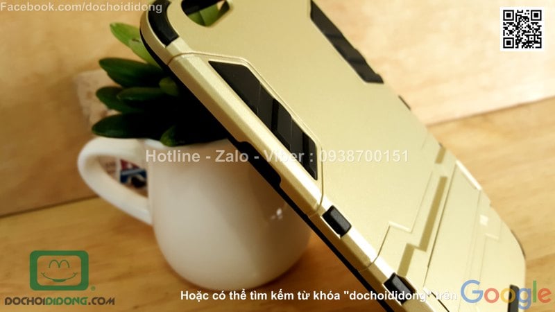 Ốp lưng Oppo F1s Iron Man chống sốc có chống lưng