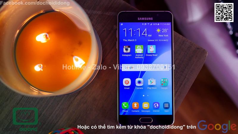 Miếng dán cường lực Samsung Galaxy A5 2016 KYK full màn hình