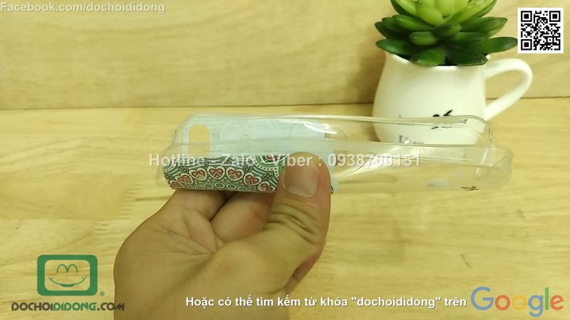 Ốp lưng iPhone 5 5s SE OU Bohemia hoa văn