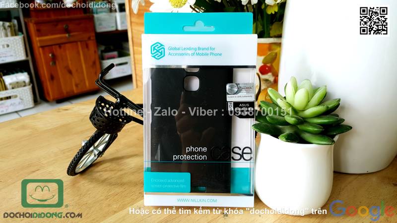 Ốp lưng Asus Zenfone 3 Max Nillkin vân sần