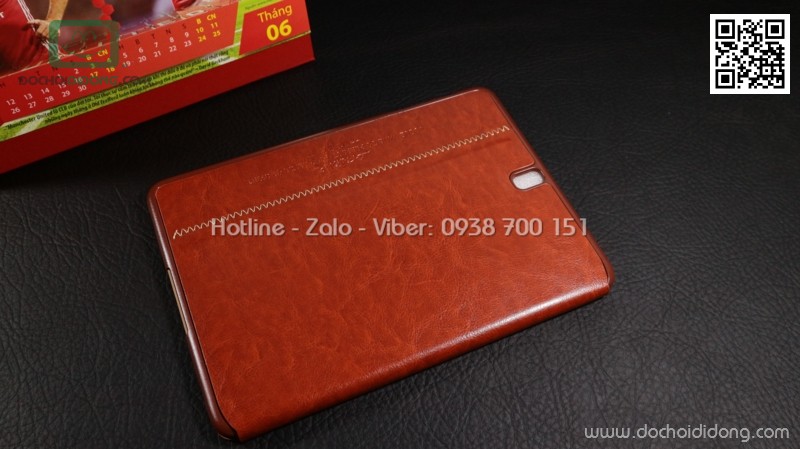 Bao da Samsung Tab S3 Kaku da trơn