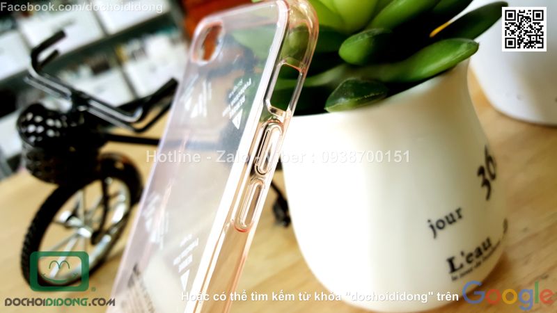 Ốp lưng iPhone 8 Ringke dẻo trong cao cấp