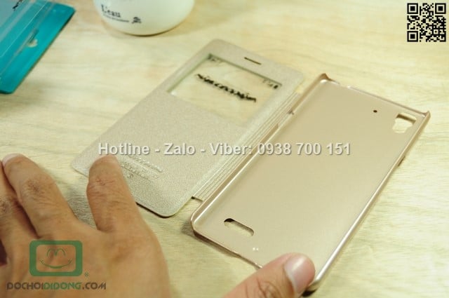 Bao da Oppo R7 Nillkin Sparkle