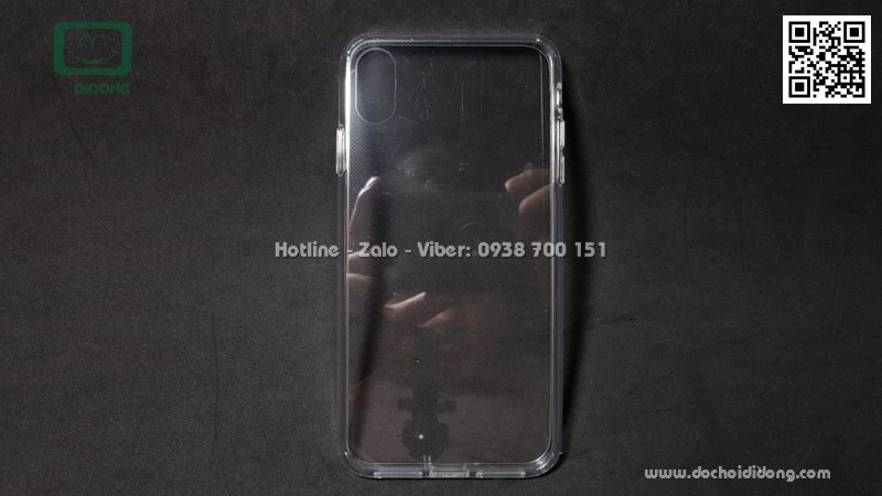 Ốp lưng iPhone XS Max Likgus lưng cứng viền trong chống sốc