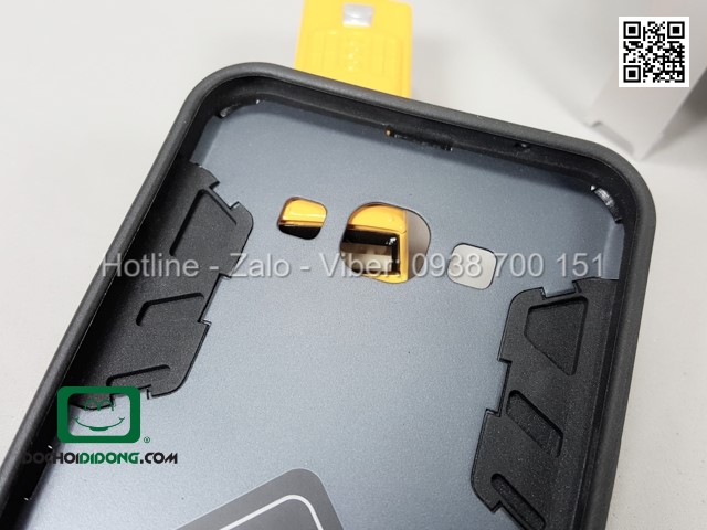 Ốp lưng Samsung Galaxy A8 Iron Man chống sốc có chống lưng