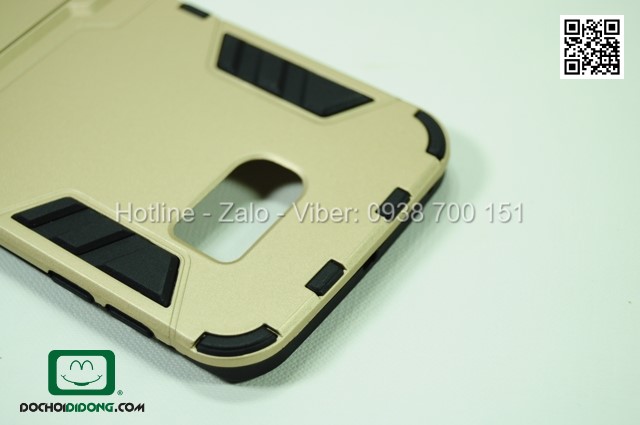 Ốp lưng Samsung Galaxy S6 Edge Iron Man chống sốc có chống lưng