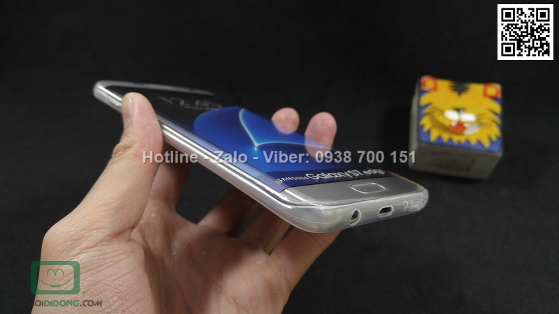 Ốp lưng Samsung Galaxy S7 Edge X-Level Feather trong suốt