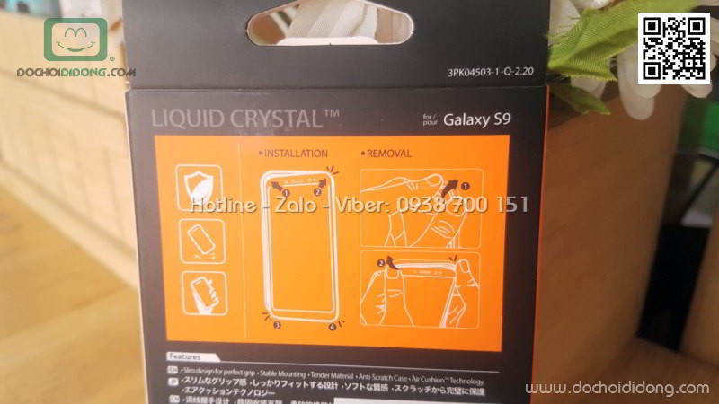 Ốp lưng Samsung S9 Spigen Liquid Crystal