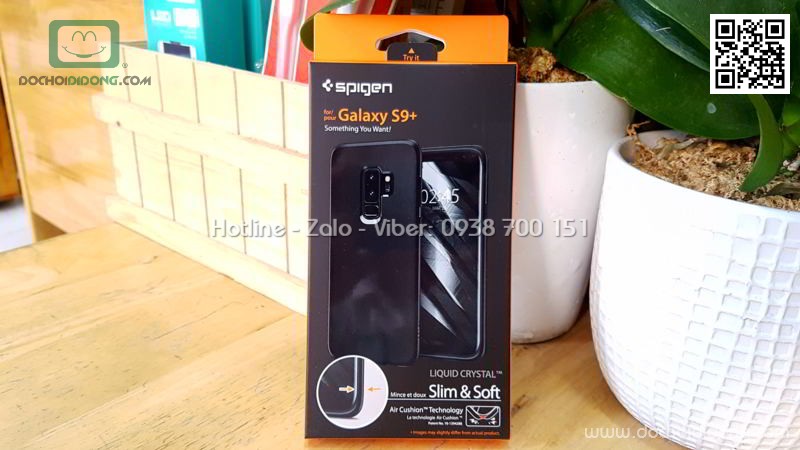 Ốp lưng Samsung S9 Plus Spigen Liquid Crystal