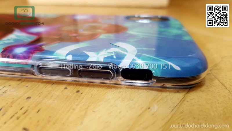 Ốp lưng iPhone X XS Marvel Avengers in 3D 2 lớp