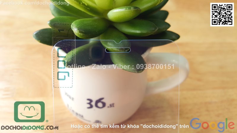 Miếng dán cường lực iPhone 6 6S Anti Blue Gor 0.2mm 9H