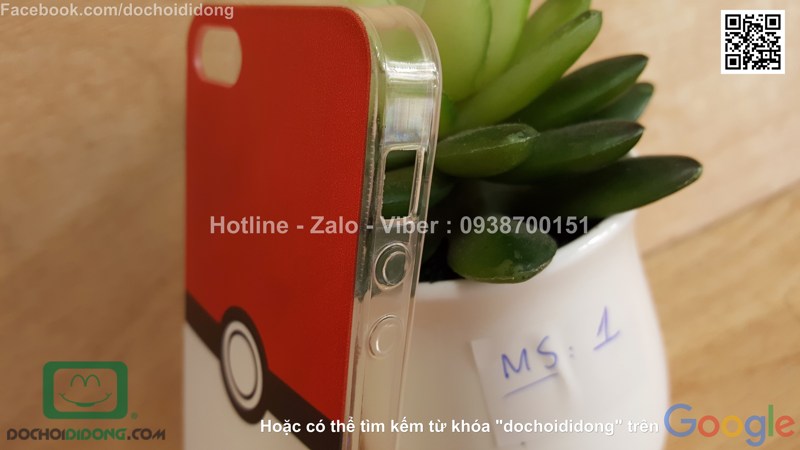 Ốp lưng iPhone 5 5s SE Pokemon Go dẻo viền trong