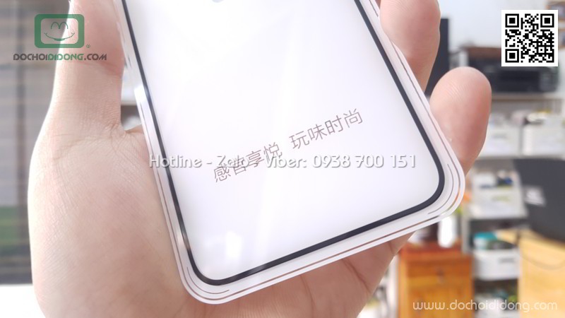 Miếng dán cường lực full màn hình iPhone X XS AutoBot 3D 0.25mm kèm dán sau