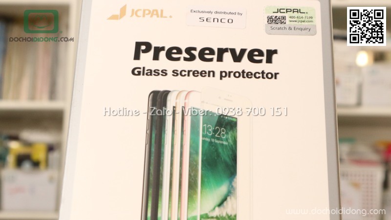 Miếng dán cường lực iPhone 6 6s Jcpal Presever chính hãng