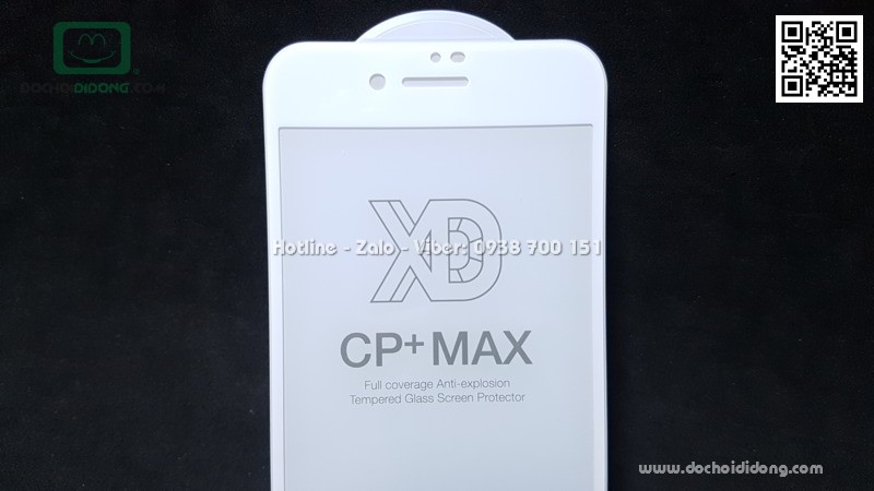 Miếng dán cường lực full màn hình iPhone 7 8 Nillkin XD CP Max 9H