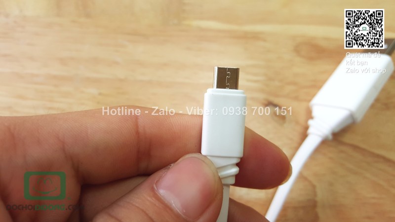 Cáp thông minh MicroUSB Titan hiển thị led kĩ thuật số