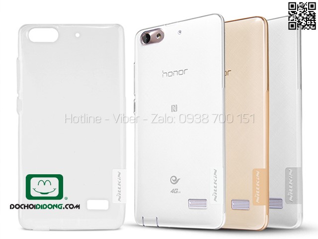 Ốp lưng Huawei Honor 4C Nillkin dẻo trong siêu mỏng