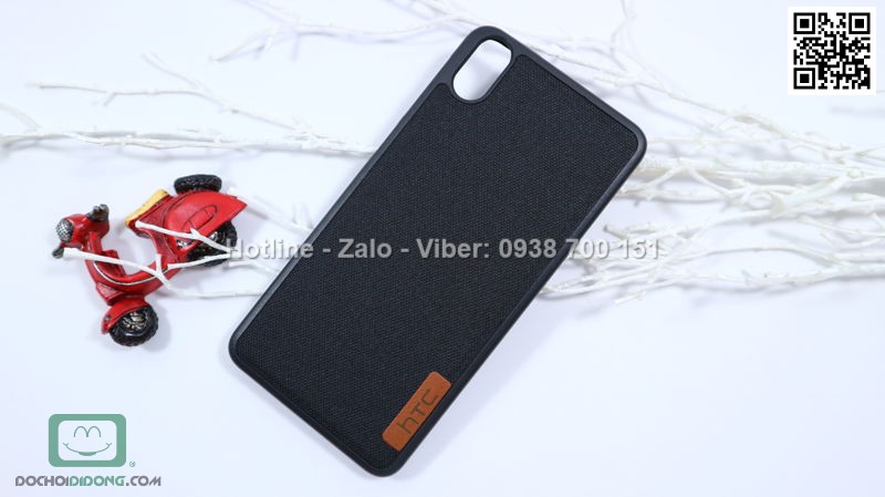 Ốp lưng HTC Desire 728 dẻo vân vải bố