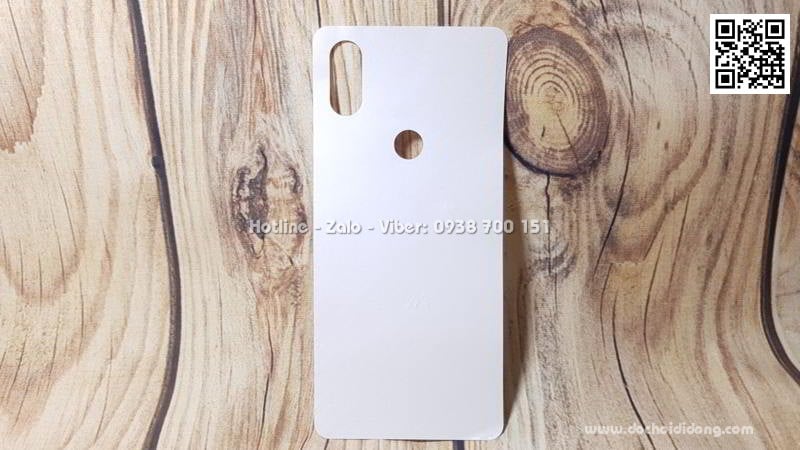 Miếng dán mặt lưng Xiaomi Mi Mix 3 vân carbon