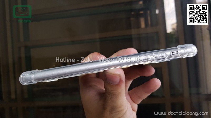 Ốp lưng iPhone 7 8 Plus Zacase dẻo trong chống sốc