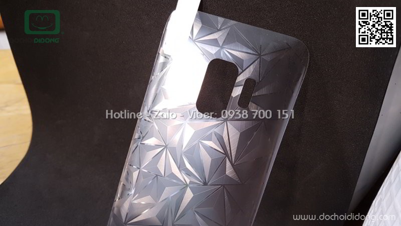 Miếng dán full lưng Samsung S9 kim cương
